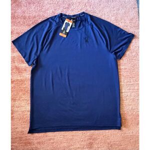Spyder Active Performance T-Shirt Navy Blue Short Sleeve Crew Neck XXL NWT
